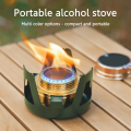 Portable Mini Alcohol Stove Burner Adjustable Firepower Gasoline Stove Aluminum Alloy Bracket Ultralight Brass Camping Stoves. 