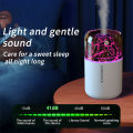 The simulated volcanic color lamp humidifier USB aromatherapy diffuser is suitable for use in cars, homes, bedrooms, as a ,.