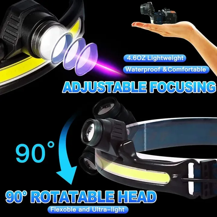 Induction%20Headlamp%20XPG+COB%20LED%20Head%20Lamp%20with%20Built-in%20Battery%20Flashlight%20Multi-function%20USB%20Rechargeable%206%20Modes%20Head%20Torch%20-%20Image%203