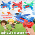 Airplane Launcher Toys Outdoor Plane Flying Toys Non Slip Kids Catapult Plane With/without Light Birthday Gifts for Boys Girls. 