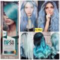 Icy Blue Dipso Hair Color. 