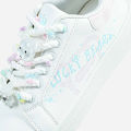 Panda Women Casual Sneaker | White Blue Pink.
