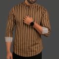 Premium Long Sleeve Striped Katua for Men. 