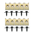 20pcs Hex Head Tapping Socket Bolt Screw Clips With Speed Fastener Engine Shield For Under Tray Splash Guard For BMW. 