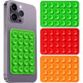 (Ce14)1PC Silicone Mobile Phone Fixing Anti Slip Suction Cup Double Sided Fixed Pad Car Mounted Bracket Case Universal. 
