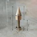 8PCS HiFi Audio M6 M8 M10 Speaker Spikes Amplifier Rack Stand Feet Pads Brass Tripod Isolation Nails Stand Peak Shock Absorber.