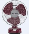 AC/DC echargeable AC/DC table fan sky view. 