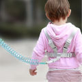 Kids Anti-Lost Leash with Pulling Rope, Anti-Lost Back Pack, Safety Strap with Spring Rope, Blue and Pink Polyester, for. 
