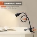 Zoomable LED Reading Lights USB Clamp Book Light Flexible Gooseneck Read Night Light Adjustable Book Lamp Studing Reading Lamp.