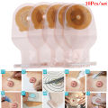 10Pcs Colostomy Bags 25-60mm Stoma Pouch Bags One-piece Open Clip Ostomy Bags.