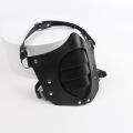 Gothic Punk Leather Mask Motorcycle Haze Face Mask Adult Games Cosplay Party Half Mask. 