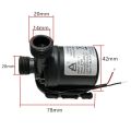 DC12V 24V Water Pumps Lift 5M 800L/H Solar Brushless Motor Water Circulation Water Pump Ceramic Shaft Ultra Quiet Submersibles. 
