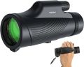 Monocular Telescope, 10x42 Monoculars for Adults, Usogood Compact Portable Waterproof Monocular with Hand Strap, Lightweight Handheld Pocket Telescope for Bird Watching. 