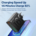 8 Ports Type C USB Charger High Speed Fast Quick Charging Wall Adapter For iPhone 15 Xiaomi Huawei PD QC 3.0 USB C Phone Charger.