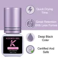 KODIES GEL 2 PCS/Set Eyelash Glue Strong Adhesive 5g 0.5 Second Dry Korea Eye Lash Glue Extension Supplies Semi Permanent Lift. 