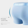 4pcs Boxer Shorts Men's Ice Silk Underwear Cool Underpants Breathable Sexy Thin Panties U Convex Lingerie Wholesale Lots L-6XL. 