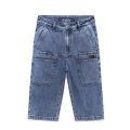 New Design Multi-pocket Denim Shorts Men Summer Thin Straight Casual Short Jeans Stretch Fashion Streetwear Men's Shorts Korean. 