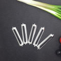 Stainless steel paring blade double-sided serrated planing blade.