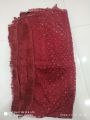 Best Quality Net Sequence Working Maroon Color Orna For Woman's 1 Pics..