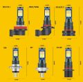 2 PCs Daul Color H7 H11 Led Fog Light 9005 HB4 3030 LED 24Smd 9006 HB4 Fog Lamps H4 Cars Headlight Bulbs 12V White Yellow.