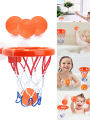 Bathroom Suction Cup Basketball Frame Playing Water Basketball Holder Indoor Mini Shooting Baby Kids Bath Toys. 