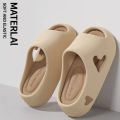 2025 Fashion Women's Slippers Sandals Beach Slides Solid Color Non-slip Thick Shower Shoes for Summer Home Outside. 