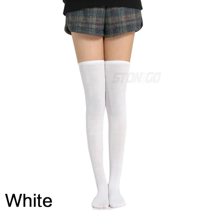Fashion%20Leg%20Women%20Socks%20Over%20Knee%20Socks%20Solid%20Warmers%20Knee%20High%20Socks%205%20Colors%20Optional%20-%20Image%206