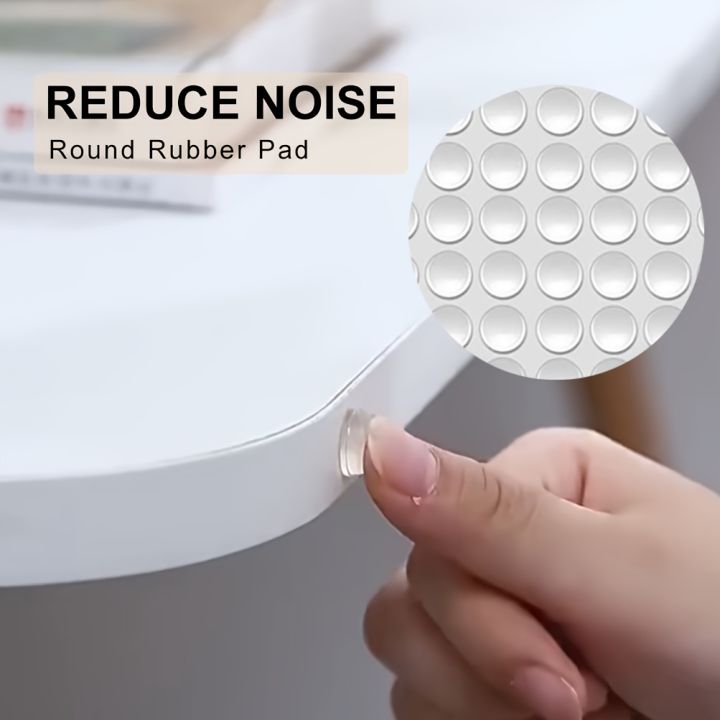 100pcs%20Clear%20Silicone%20Anti-Collision%20Bumper%20Pads,%20Self-Adhesive%20Protective%20Stoppers%20for%20Cabinet%20Doors%20Furniture%20Drawers%20Wardrobe%20-%20Image%204