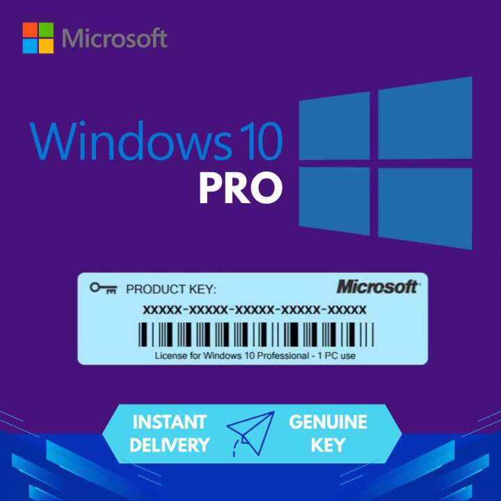 Windows 10 Pro Digital License Key – Lifetime Genuine Microsoft Activation | Instant Email Delivery | 32/64 Bit – Global License