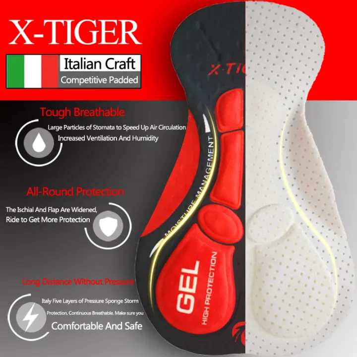 X-Tiger%20Whole%20Black%205D%20Silicone%20Coolmax%20Pad%20Cycling%20Shorts%20Road%20Bike%20Bib%20Short%20Anti-skid%20100%25%20Lycra%20Cycling%20Bicycle%20Shorts%20-%20Image%204