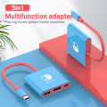 USB C to HDMI Multiport Adapter 3-in-1 Type-C Hub Thunderbolt 3 to HDMI 4K Output 100W PD Port for Nintendo Switch MacBook Pro. 