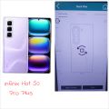infinix Hot 50 Pro Plus Back Side Clear Poli. 