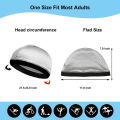 4Pcs Wave Cap, Silk Stocking Wave Caps for 360 Waves, Silky Durag for Men, Stain Caps (2*Blue 2*Black).