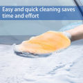 SEAMETAL Waterproof Car Wash Microfiber Gloves Soft Thickened Wool Plush Car Cleaning Mitt Double-faced Glove Car Wash Supplies.