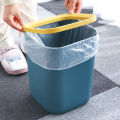 Bsshop Trash Can, Plastic Trash Can, Made from Pp Material, Garbage Container, Available in 4 Colors, 2 Sizes.. 
