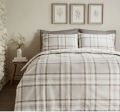 dunelm king size duvet cover, Piper grey, soft brushed cotton. 