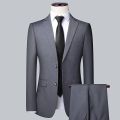 Suit Boutique Men's Fashion Business (Blazer+ Vest + Trousers) Gentleman's Wedding Casual Professional Formal Suit 3 Piece M-6XL.