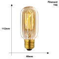 Retro Edison Bulb E27 220V 40W ST64 G80 G95 G125 Ampoule Vintage Edison Bulb Incandescent Lamp Filament Light Bulb Home Decor. 