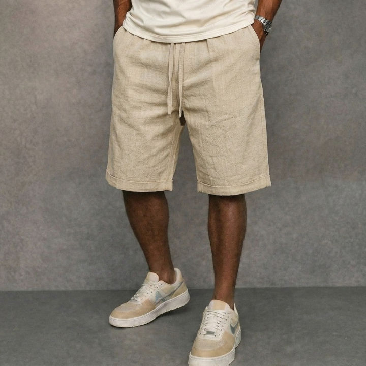 Summer%20Mens%20Solid%20Cotton%20Short%20Pants%20Lightweight%20Gym%20Man%20Casual%20Oversize%20Linen%20Pants%20Men%20Jogger%20Beach%20Hawaiian%20Loose%20Short%20Man%20-%20Image%203