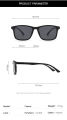 1/2PCSNew Men's Polarized Sunglasses Classic Sports Glasses Fashion Simple Driving Sun Protection Sunglasses 3501. 