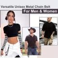 Punk Waist Chain Wallet Chain for Men Women Long Pocket Keychain with Lobster Clasps for Keys Jeans Pants Belt.