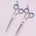 6.0'' Professional Hair Scissors Cutting Shears Thinning Hairdressing Haircut Razors Comb Set Salon Barber & Home Dropshipping. 