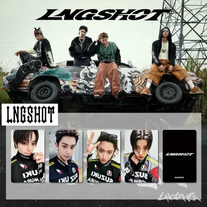 NEW%20%20debut%20album%20SHOT%20CALLERS%20mini-album%20LNGSHOT%20Louis%20Ohyul%20Ryul%20Woojin%20special%20edition%20card,%20motorcycle%20card,%20merchandise%20-%20Image%207