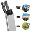 3-in-1 Mobile Lens Kit with Wide, Macro, and Telephoto Lenses for Smartphone Photography. 