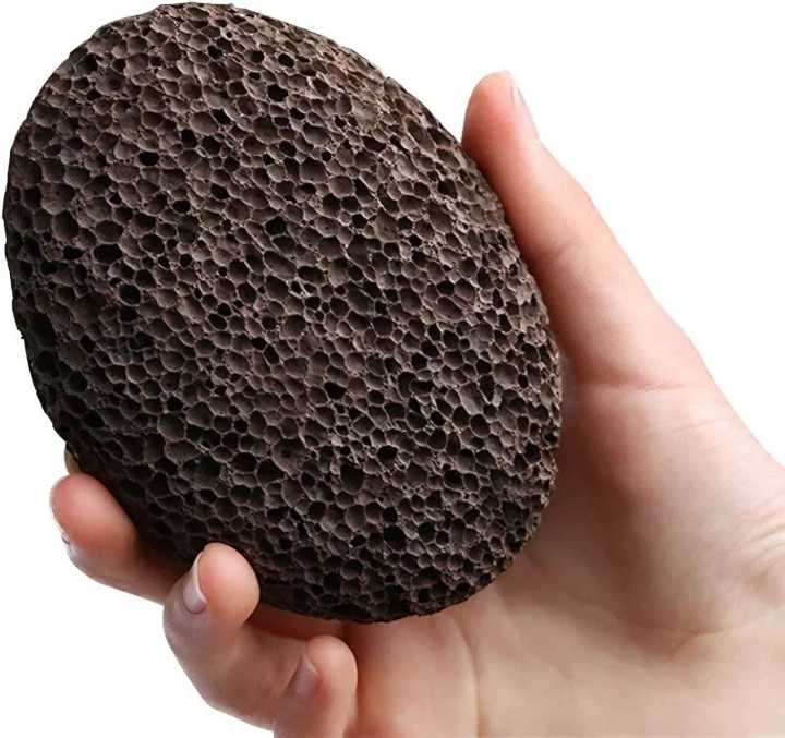 Pumice Stone for Foot, Natural Foot Scrubber, Natural Earth Lava Shower Pumice Stone Black, Exfoliating Rock for Feet, Pedicure Rocks, Stone for Skin Scrubber, Pedicure Exfoliators Tools Scrubber Health Foot, Best Quality Product by Nationwide Traders