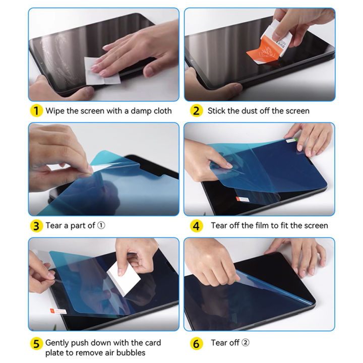 For%20iPad%20Air%206%202024%20Pro%2011/13%20M4%20Screen%20Protector%20Film%20%20Paper%20Feel%20Matte%20PET%20Painting%20for%20iPad%207th%208th%209th%2010th%20Generation%20-%20Image%206