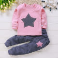 Cotton Baby Girl Clothing Winter Newborn Baby Clothing Set 2 Sets of Spring Children's Pajamas 0-5 Year Old Baby Cartoon Casual. 