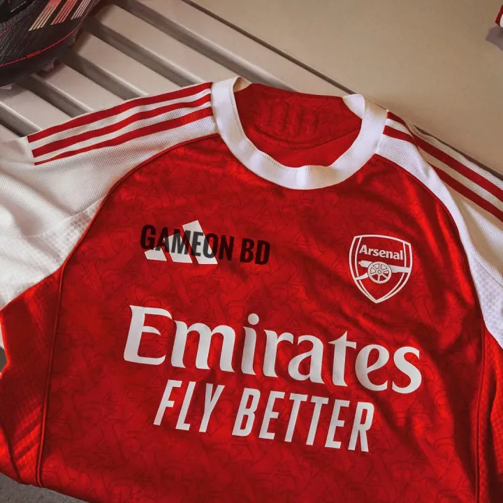 Arsenal%20new%20season%20home%20Kit%20jersey%20%202025/26%20half%20sleeves%20-%20Image%202