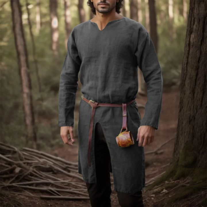 Medieval%20Renaissance%20Retro%20Linen%20Shirt%20Tops%20Tunic%20Male%20Long%20Robes%20Dress%20Vintage%20Jackets%20Knight%20Vikings%20Pirate%20Cosplay%20Costumes%20-%20Image%207