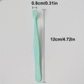 Precision Lower Lash Applicator Beginner Eyelash Tweezers with Flat Wide Tips Premium Stainless Steel Lash Applicator Non-Slip. 